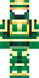 a jade samurai in green and gold ceremonial armor