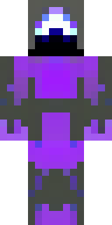 an end-realm sorcerer in obsidian robes with violet particles