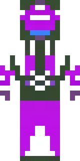 an arcane sorcerer in purple robes with glowing runes