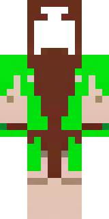 a nature druid in mossy green robes with antler headdress