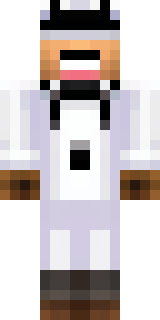 a cheerful chef in a white coat and tall hat with a wooden spoon