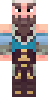 a viking warrior in fur and iron with a braided beard