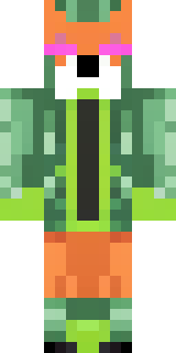 an anthropomorphic fox in a green explorer jacket