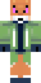 an anthropomorphic fox in a green explorer jacket