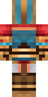 a gladiator in bronze arm guards and a red-plumed helmet