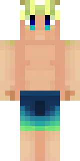 a summer surfer in board shorts with sun-bleached hair