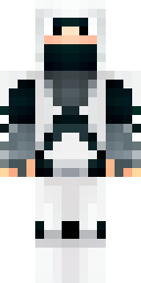 a white-clad ninja with silver throwing stars and a hood