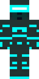 a neon cyber-ninja in dark bodysuit with teal light trim