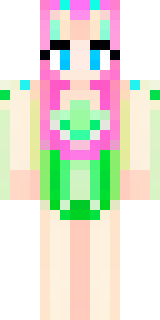 a spring fairy in a petal dress with translucent wings