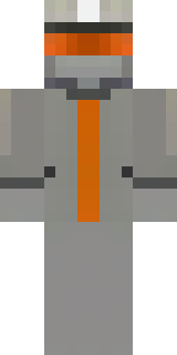 a battle-worn pilot in orange plating with scorch marks