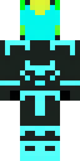a neon cyber-ninja in dark bodysuit with teal light trim
