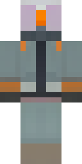 a battle-worn pilot in orange plating with scorch marks