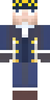 an airship captain in a navy coat with copper gadgets