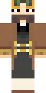 a steampunk inventor in a brown leather coat and brass goggles