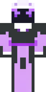 an end-realm sorcerer in obsidian robes with violet particles