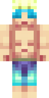a summer surfer in board shorts with sun-bleached hair