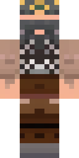 a viking warrior in fur and iron with a braided beard