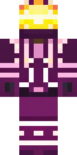 a nether hunter in crimson hide with glowing gold trim