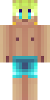 a summer surfer in board shorts with sun-bleached hair
