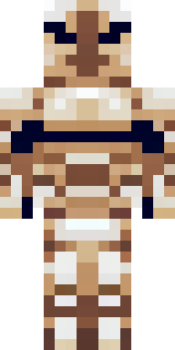 a piglin brute in gold armor with a snout and tusks