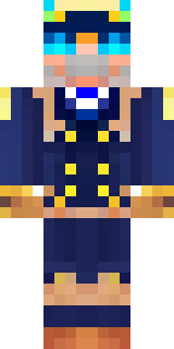 an airship captain in a navy coat with copper gadgets