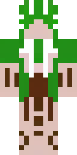 a nature druid in mossy green robes with antler headdress