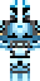 a frost knight in ice-blue armor rimed with snow