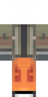 a battle-worn pilot in orange plating with scorch marks