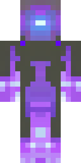 an end-realm sorcerer in obsidian robes with violet particles