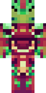 a dragon-rider in scaled crimson armor with leather wings