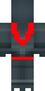 a shadow ninja in matte black with a red scarf