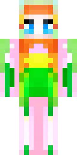 a spring fairy in a petal dress with translucent wings