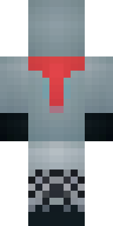 a shadow ninja in matte black with a red scarf