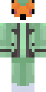 an anthropomorphic fox in a green explorer jacket