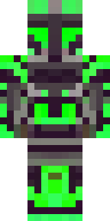 a fallen knight in blackened rusted armor with green glowing cracks