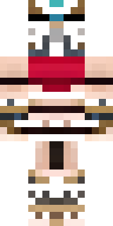 a gladiator in bronze arm guards and a red-plumed helmet