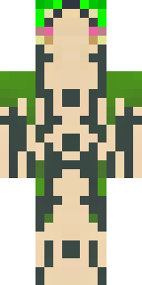 a nature druid in mossy green robes with antler headdress