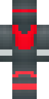a shadow ninja in matte black with a red scarf