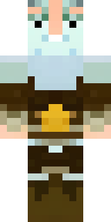 a frost viking in white furs and a horned helm