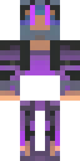 an end-realm sorcerer in obsidian robes with violet particles
