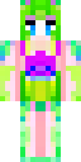 a spring fairy in a petal dress with translucent wings