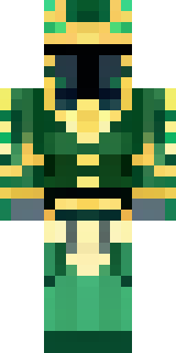 a jade samurai in green and gold ceremonial armor