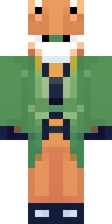 an anthropomorphic fox in a green explorer jacket