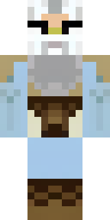 a frost viking in white furs and a horned helm