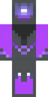 an end-realm sorcerer in obsidian robes with violet particles