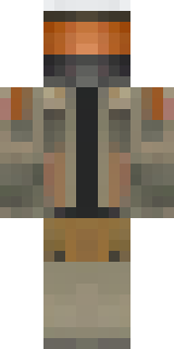 a battle-worn pilot in orange plating with scorch marks