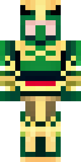 a jade samurai in green and gold ceremonial armor