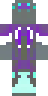 an end-realm sorcerer in obsidian robes with violet particles
