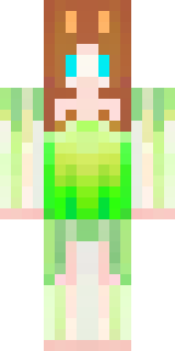 a spring fairy in a petal dress with translucent wings