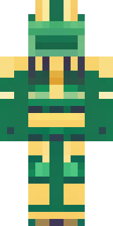 a jade samurai in green and gold ceremonial armor